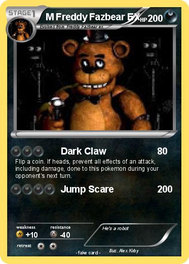 Pokemon M Freddy Fazbear EX
