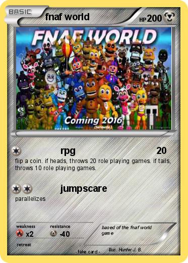 Pokemon fnaf world