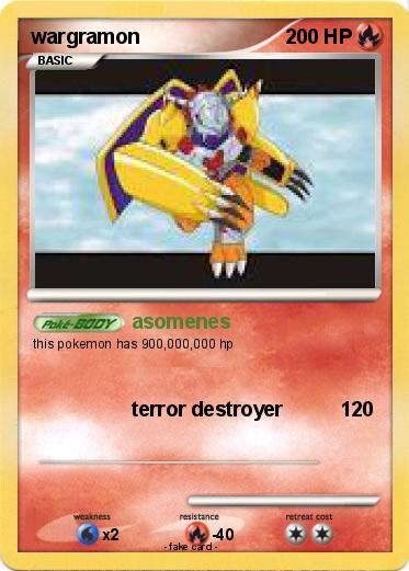 Pokemon wargramon