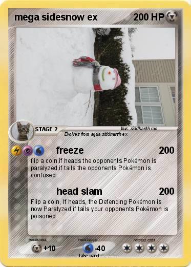 Pokemon mega sidesnow ex