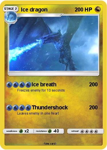 Pokemon Ice dragon
