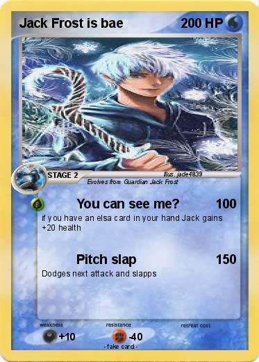 Pokemon Jack Frost is bae