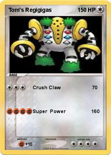Pokemon Tom's Regigigas