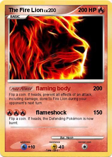 Pokemon The Fire Lion
