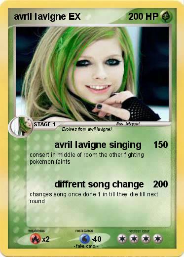 Pokemon avril lavigne EX