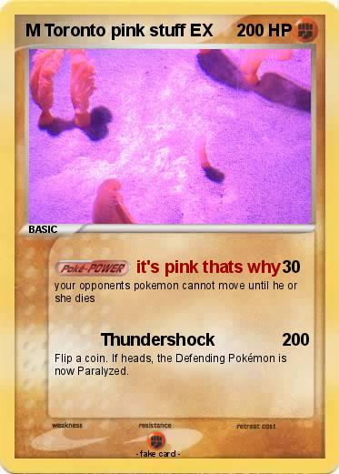 Pokemon M Toronto pink stuff EX