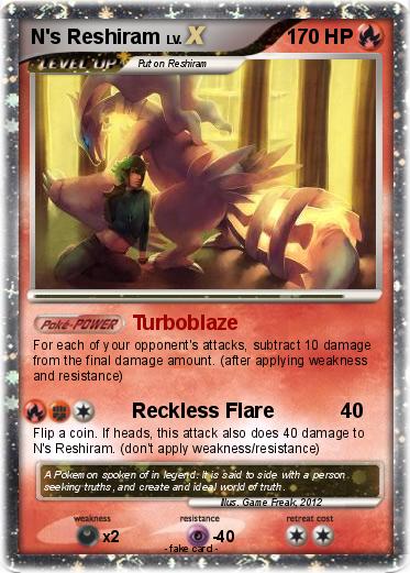 Pokemon N's Reshiram