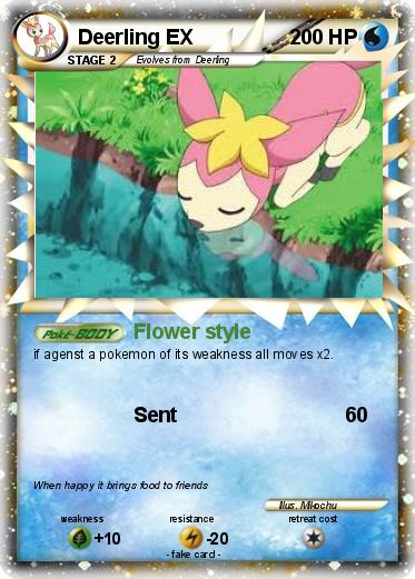 Pokemon Deerling EX