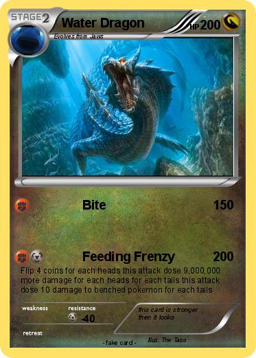 Pokemon Water Dragon