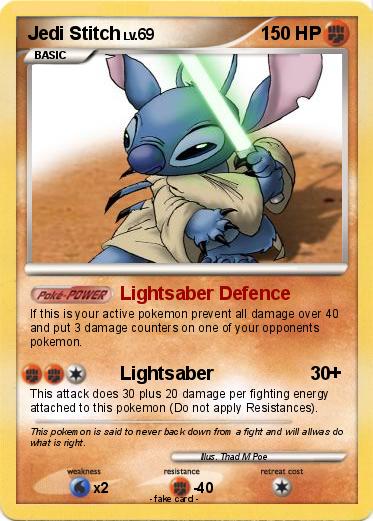 Pokemon Jedi Stitch