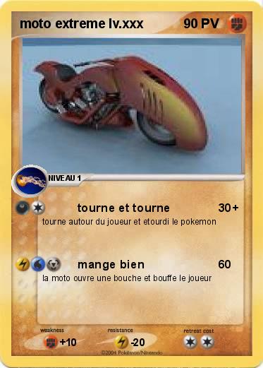 Pokemon moto extreme lv.xxx