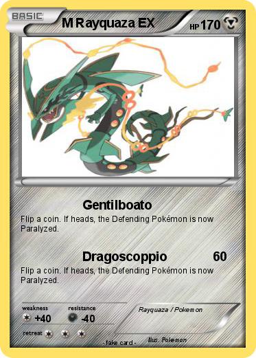 Pokemon M Rayquaza EX