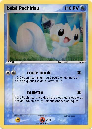 Pokemon bébé Pachirisu