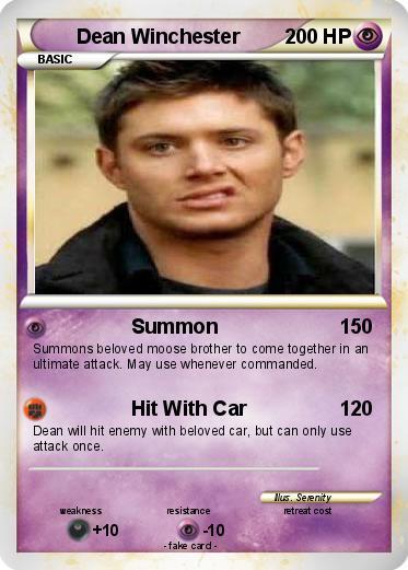 Pokemon Dean Winchester