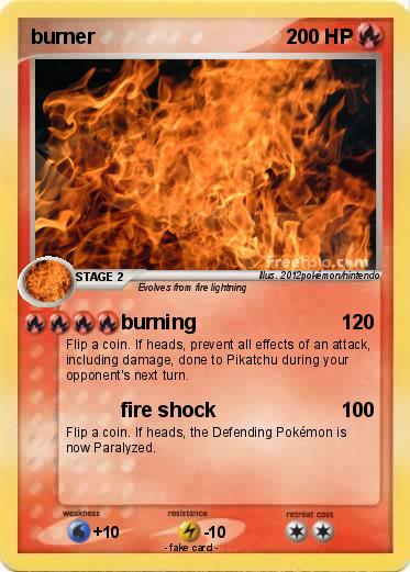 Pokemon burner