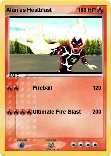 Pokemon Alan as Heatblast