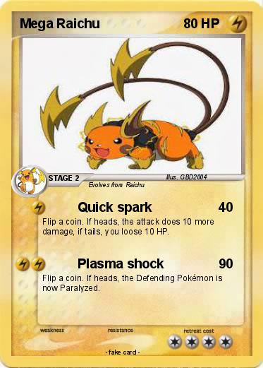 Pokemon Mega Raichu