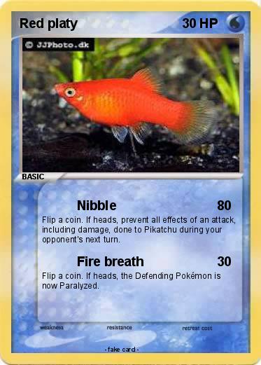Pokemon Red platy
