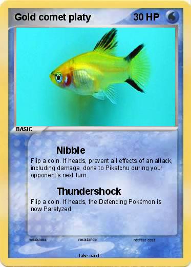 Pokemon Gold comet platy