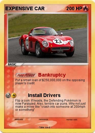 Pokemon EXPENSIVE CAR