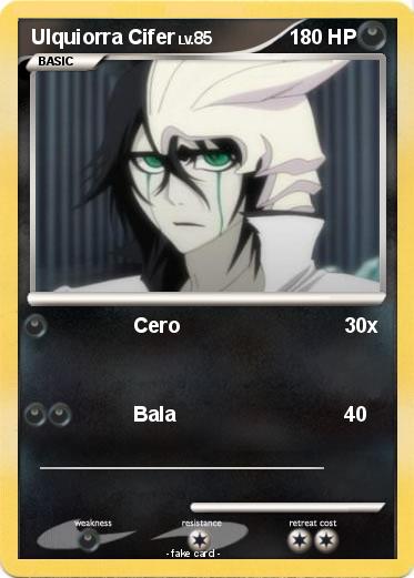 Pokemon Ulquiorra Cifer