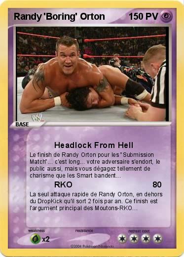 Pokemon Randy 'Boring' Orton