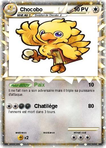 Pokemon Chocobo