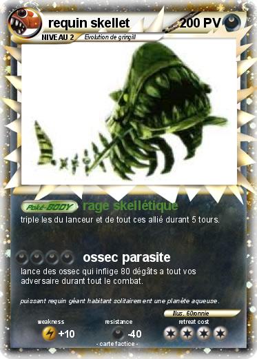 Pokemon requin skellet