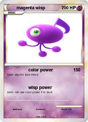 Pokemon magenta wisp
