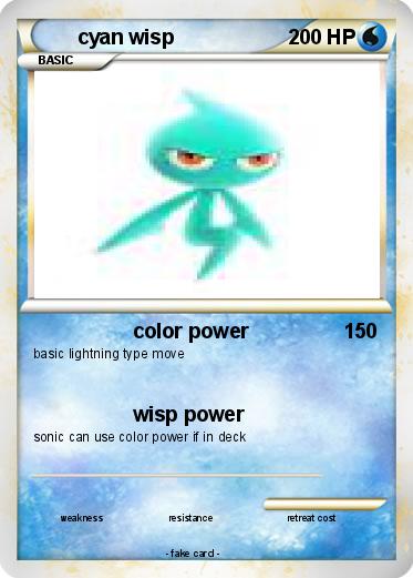 Pokemon cyan wisp