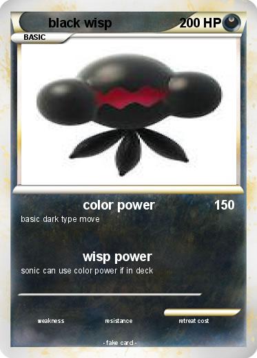 Pokemon black wisp