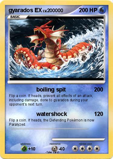 Pokemon gyarados EX