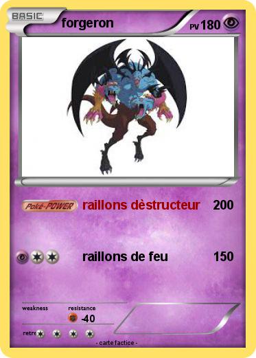 Pokemon forgeron