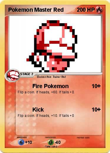 Pokemon Pokemon Master Red