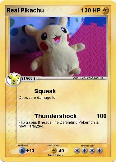 Pokemon Real Pikachu