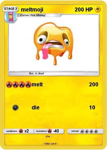 Pokemon meltmoji