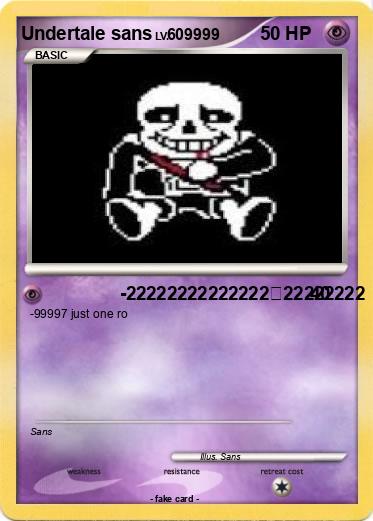 Pokemon Undertale sans