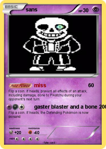 Pokemon sans