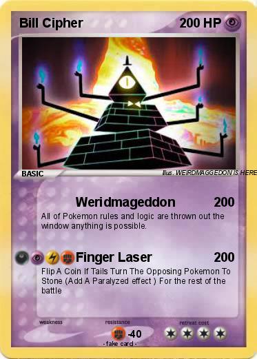 Pokemon Bill Cipher