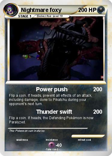 Pokemon Nightmare foxy