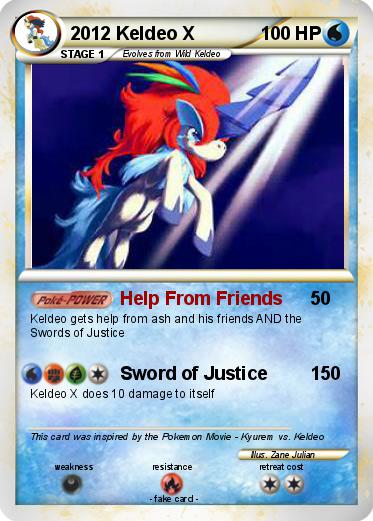 Pokemon 2012 Keldeo X
