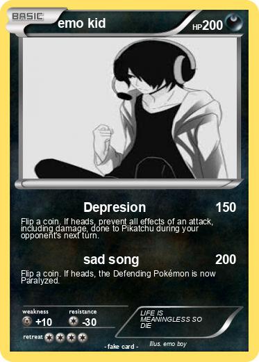 Pokemon emo kid