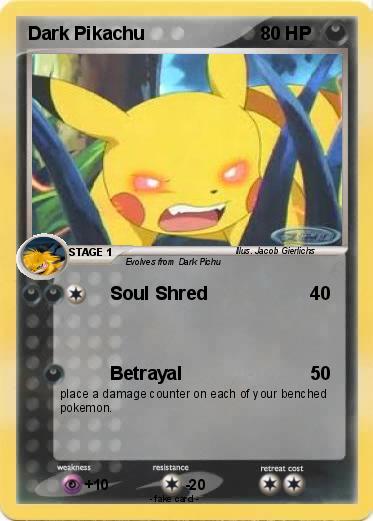Pokemon Dark Pikachu