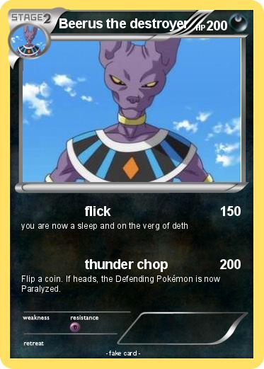 Pokemon Beerus the destroyer