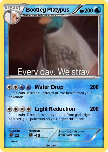 Pokemon Bootleg Platypus