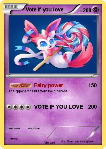 Pokemon Vote if you love