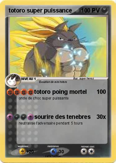 Pokemon totoro super puissance