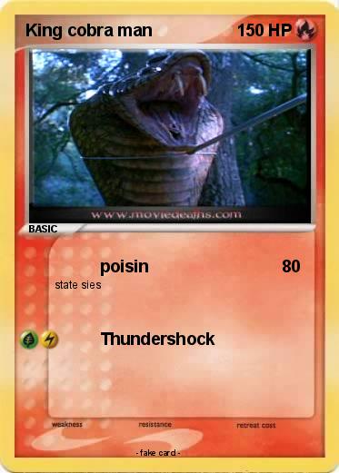 Pokemon King cobra man
