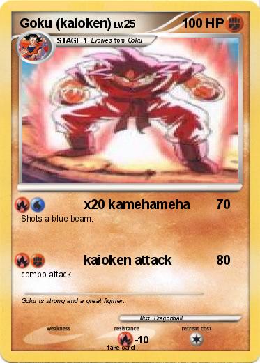 Pokemon Goku (kaioken)