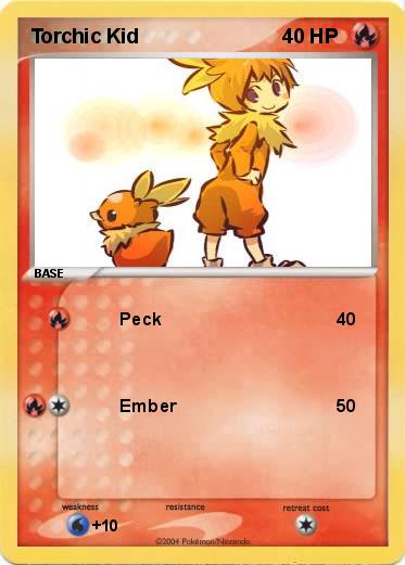 Pokemon Torchic Kid